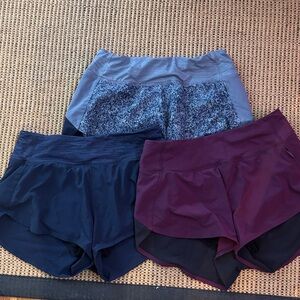 Bundle of 3 Outdoor Voices Women's Athletic Shorts